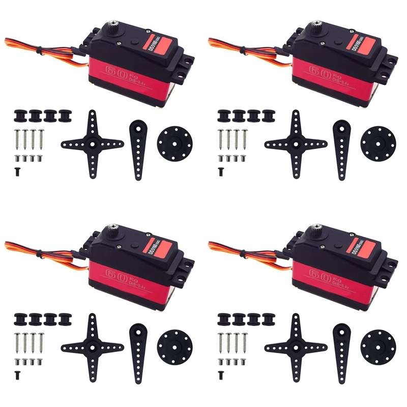 【Flash Sale】4Pc DS5160 SSG 60Kg 8.4V High Voltage Waterproof Digital Servo For 1:5 RC Car SAVOX-0236 LOSI XL 5T Robot Arm 270 Se
【Flash Sale】4Pc DS5160 SSG 60Kg 8.4V High Voltage Waterproof Digital Servo For 1:5 RC Car SAVOX-0236 LOSI XL 5T Robot Arm 270 Se