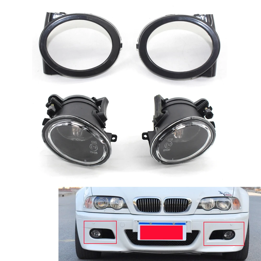 Fit for BMW E46 M3 01-06 3-Series Front Bumper Fog Light Lamp No Bulbs w/ Covers 03 04 05
Fit for BMW E46 M3 01-06 3-Series Front Bumper Fog Light Lamp No Bulbs w/ Covers 03 04 05