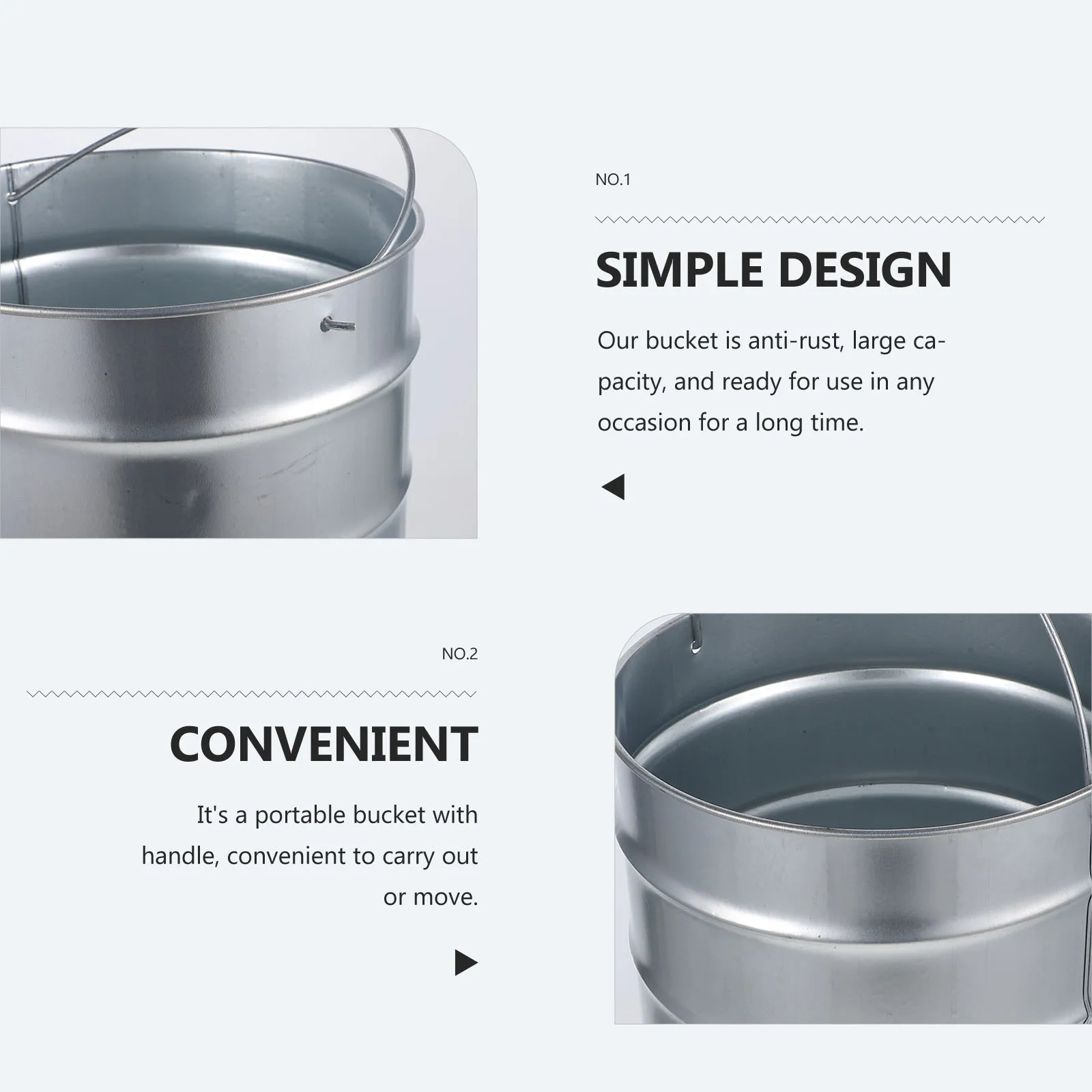 Galvanized Iron Trash Can 17x17x32 Metal Garbage Container Outdoor Bathroom Kitchen Garden Portable Bucket Handle
Galvanized Iron Trash Can 17x17x32 Metal Garbage Container Outdoor Bathroom Kitchen Garden Portable Bucket Handle