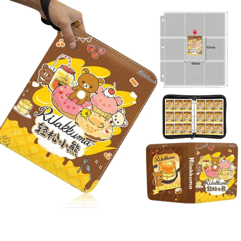 Новый альбом для коллекционных карточек Rilakkuma 400/900, фотоальбом, держатель для карточек, папка на молнии, аниме, мультфильм, игрушка, модный подарок
Новый альбом для коллекционных карточек Rilakkuma 400/900, фотоальбом, держатель для карточек, папка на молнии, аниме, мультфильм, игрушка, модный подарок