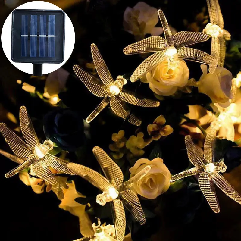 Christmas Solar Dragonfly String Lights Fairy Lights Garland Holiday Lighting Outdoor Wedding Garden Tree Patio Party Decoration
Christmas Solar Dragonfly String Lights Fairy Lights Garland Holiday Lighting Outdoor Wedding Garden Tree Patio Party Decoration