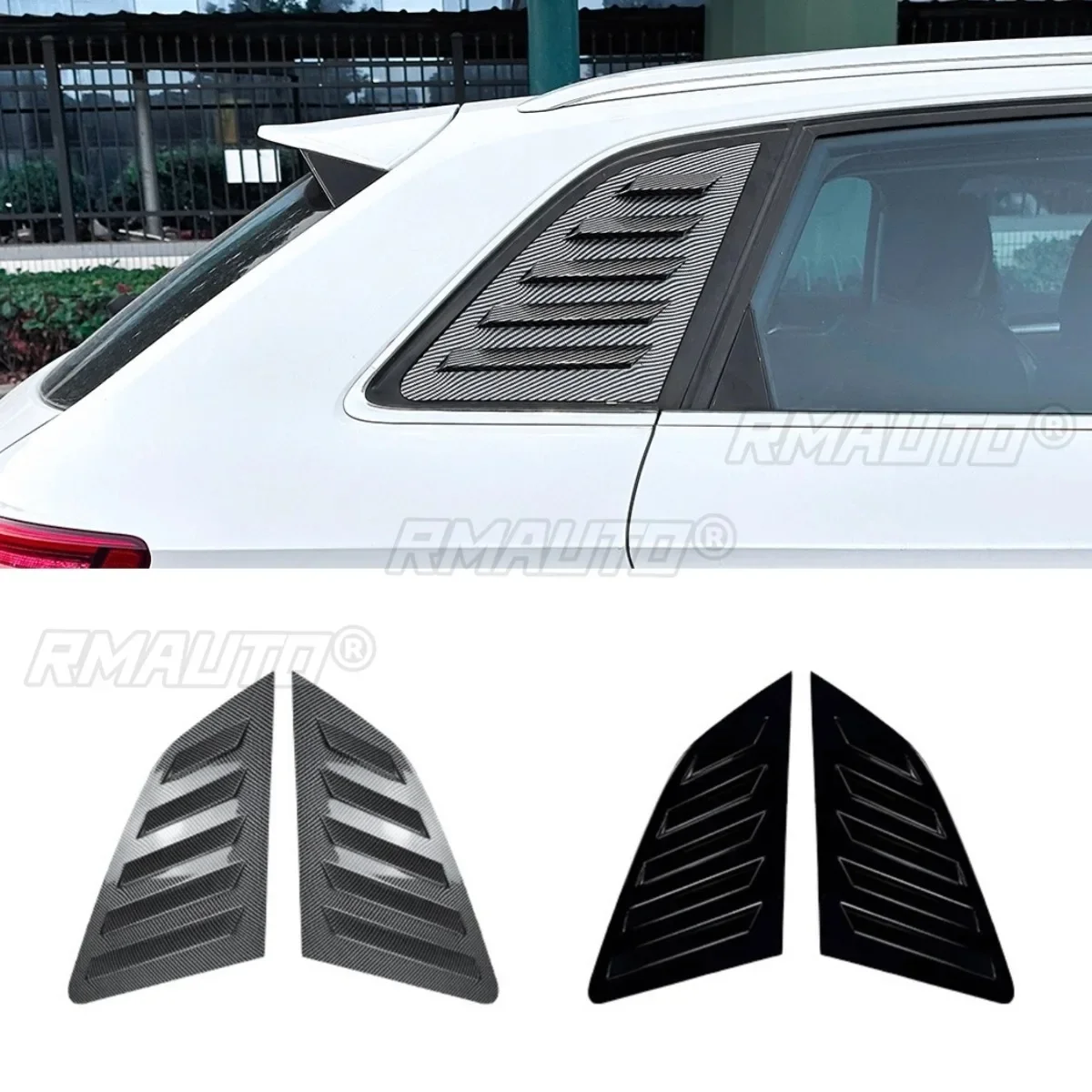 Car Rear Triangle Window Shark Cheek Trim For Audi A3 S3 8V hatchback 2014-2020 Rear Side Vent Window Trim Cover Car Accessories
Car Rear Triangle Window Shark Cheek Trim For Audi A3 S3 8V hatchback 2014-2020 Rear Side Vent Window Trim Cover Car Accessories