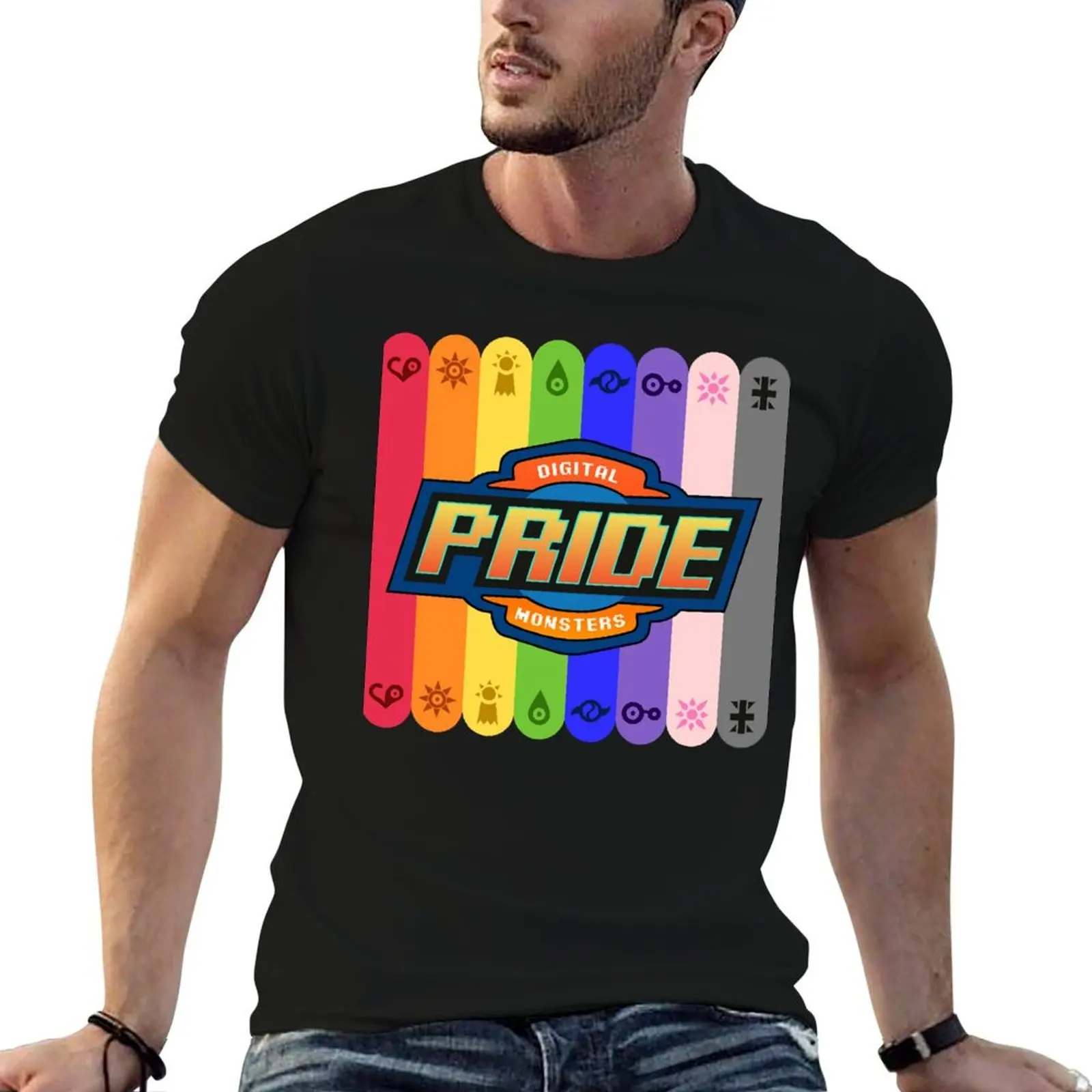 Digimon Pride T-Shirt cotton tshirt 100% cotton t shirt man cotton t shirts high quality T-shirt
Digimon Pride T-Shirt cotton tshirt 100% cotton t shirt man cotton t shirts high quality T-shirt