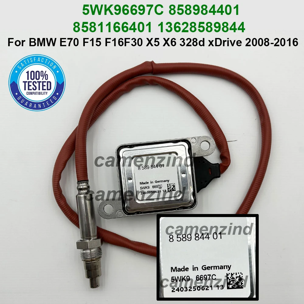Part Number 5WK96697C 858984401 8581166401 13628589844 Nox Sensor 12V for B-MW E70 F15 F16F30 X5 X6 328d xDrive 2008-2016
Part Number 5WK96697C 858984401 8581166401 13628589844 Nox Sensor 12V for B-MW E70 F15 F16F30 X5 X6 328d xDrive 2008-2016