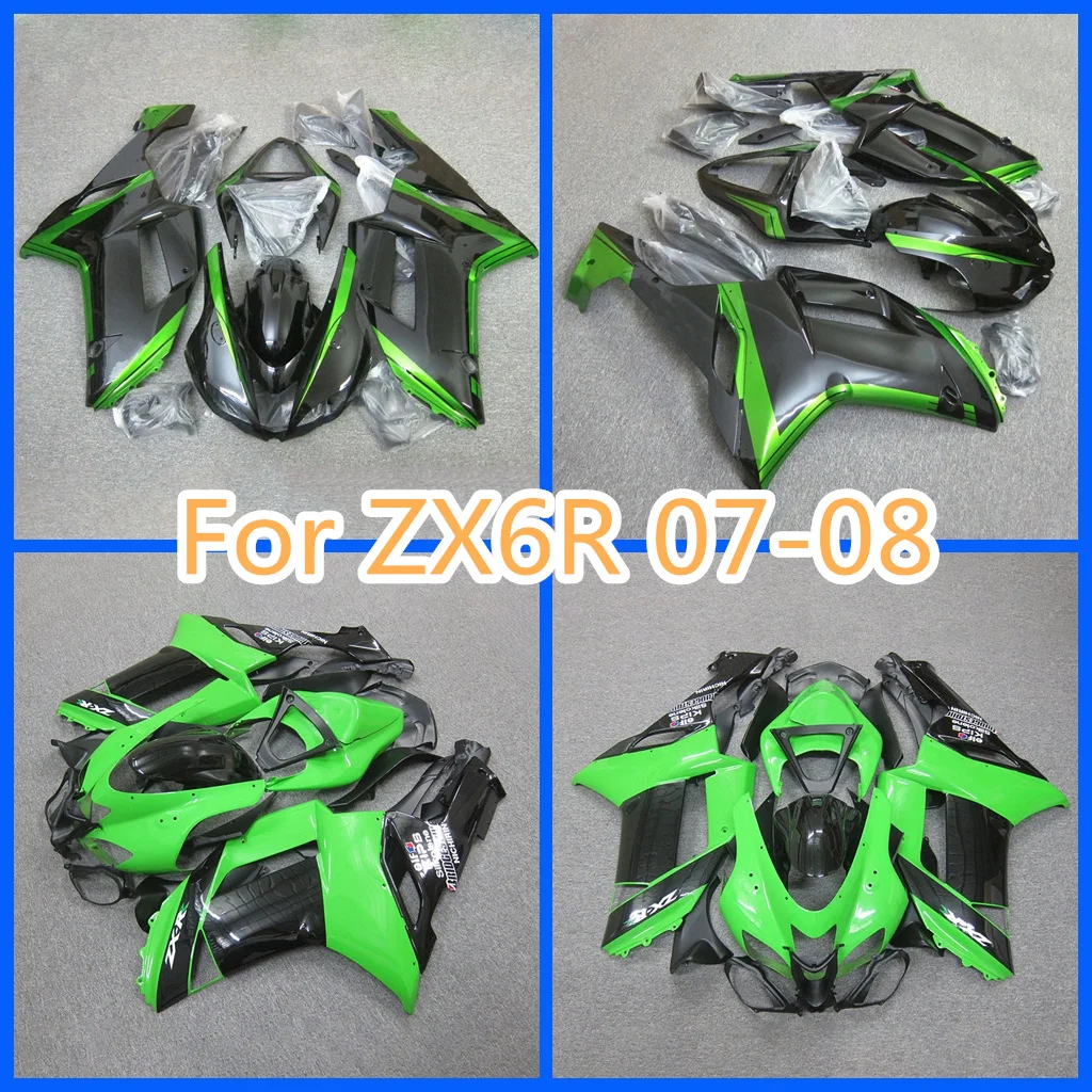 Body for Kawasaki ZX6R 07 08 ZX-6R 2007 2008 ZX 6R Fairing Kit Repair Aftermarket Parts 100% Fit Injection Mold Free Custom
Body for Kawasaki ZX6R 07 08 ZX-6R 2007 2008 ZX 6R Fairing Kit Repair Aftermarket Parts 100% Fit Injection Mold Free Custom
