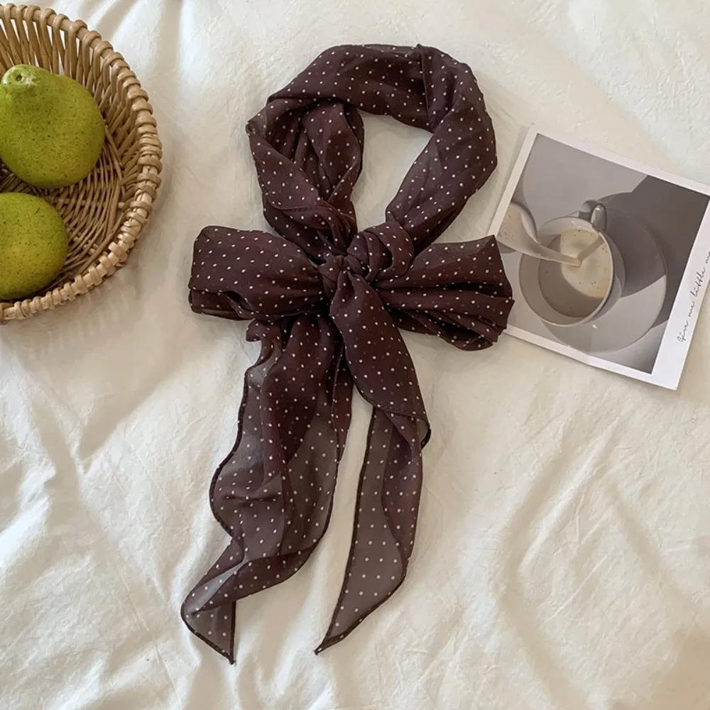 Fashion Headband Polka Dot Scarf Polka Dots Chiffon Thin Head Scarf Multifunction Long Scarves Women
Fashion Headband Polka Dot Scarf Polka Dots Chiffon Thin Head Scarf Multifunction Long Scarves Women