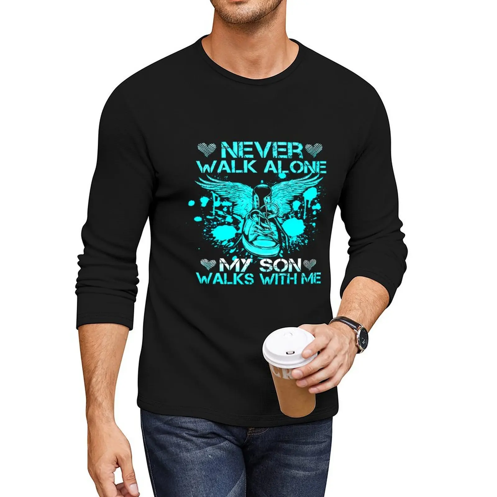 never walk alone my son walks with me Long T-Shirt tops plus size t shirts funny t shirt cute tops mens cotton t shirts
never walk alone my son walks with me Long T-Shirt tops plus size t shirts funny t shirt cute tops mens cotton t shirts