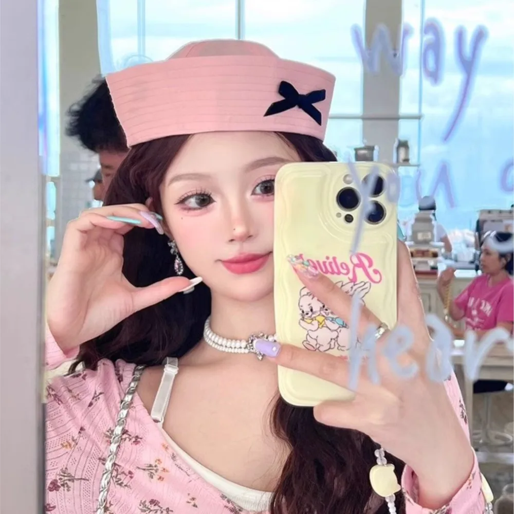 2025 Headwear French Hat Leather Classic Slouchy Baker Pink Sailor Bow Versatile Cap Sweet Girl Shaberet Navy flip-top 7M18
2025 Headwear French Hat Leather Classic Slouchy Baker Pink Sailor Bow Versatile Cap Sweet Girl Shaberet Navy flip-top 7M18