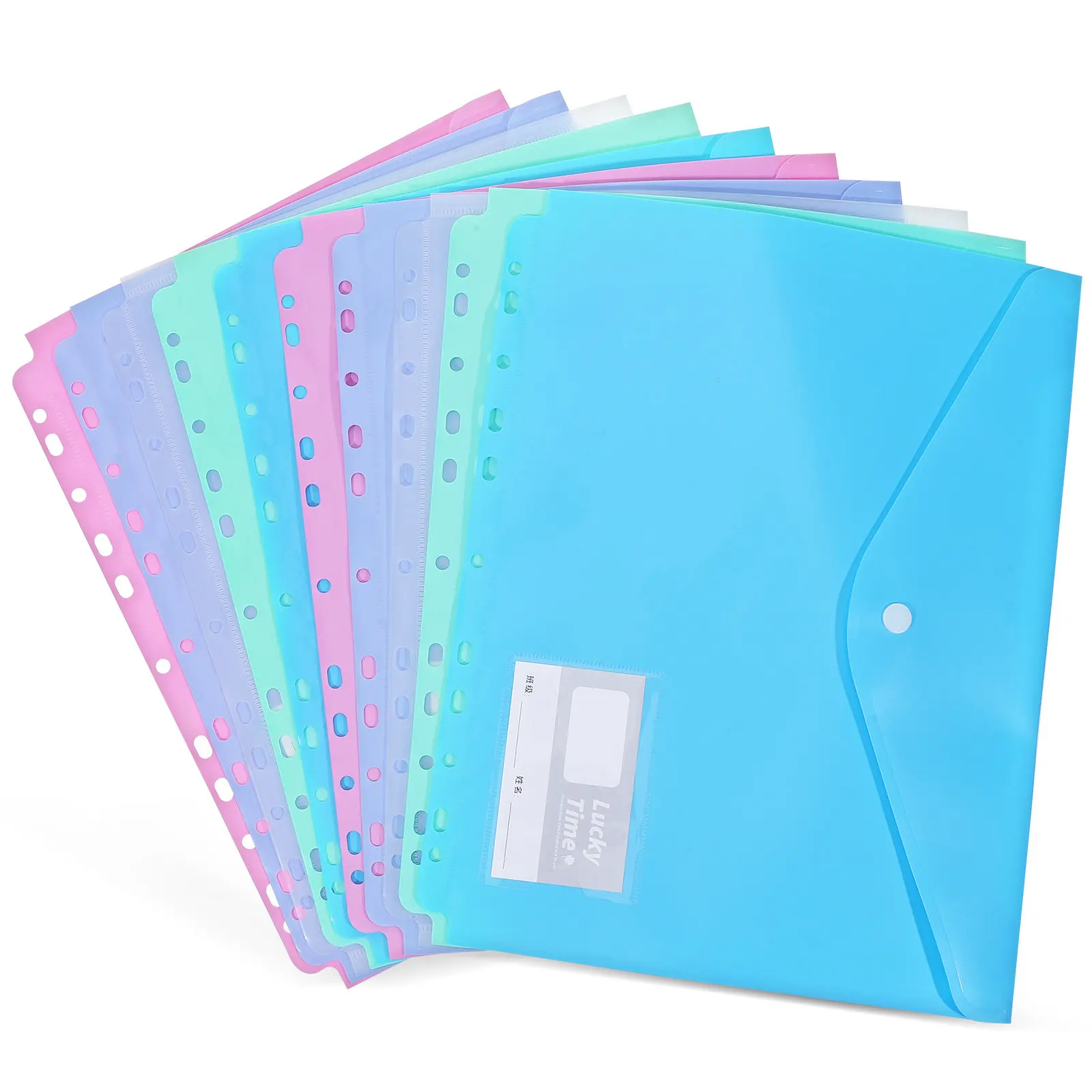 10Pcs Document Bags Plastic File Envelopes Large Capacity Waterproof Office School Travel Organizer for Papers Stationery
10Pcs Document Bags Plastic File Envelopes Large Capacity Waterproof Office School Travel Organizer for Papers Stationery