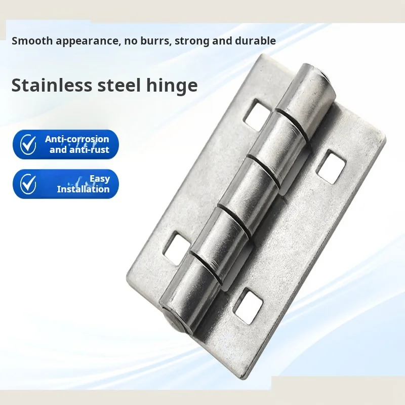 304 Stainless Steel Hinge Heavy Duty Industrial Hinge Equipment Cabinet Door Electrical Box Thick Hinge Folding Hinge Factory
304 Stainless Steel Hinge Heavy Duty Industrial Hinge Equipment Cabinet Door Electrical Box Thick Hinge Folding Hinge Factory
