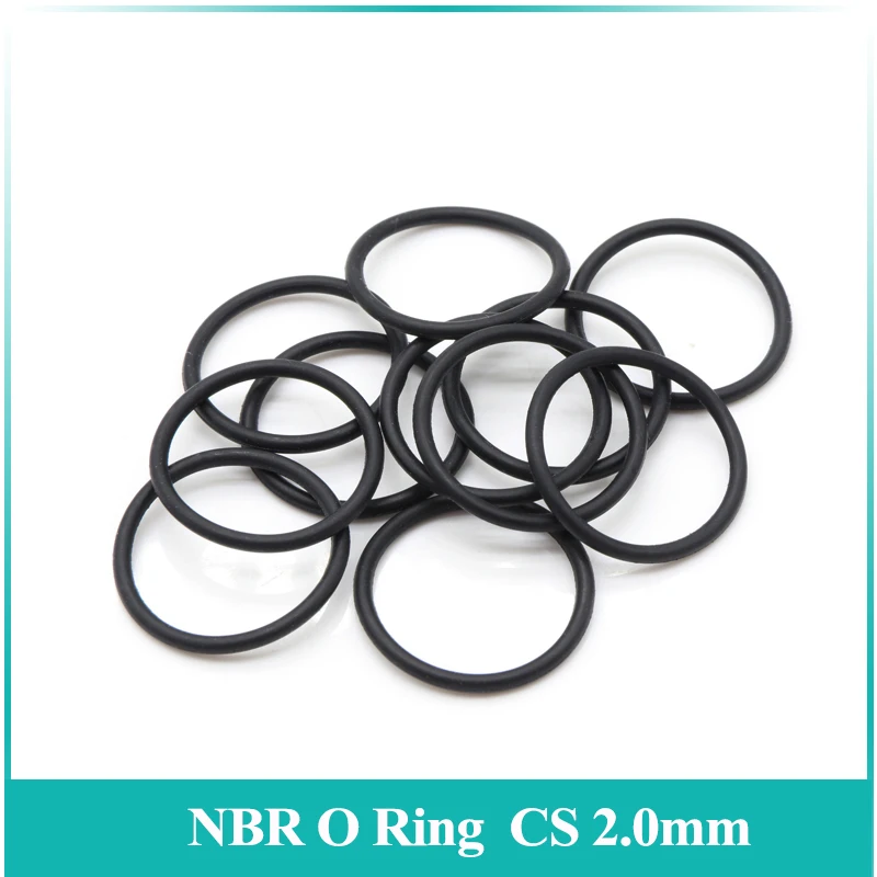 10/50/100Pcs NBR O Ring Gasket Thickness CS 2mm OD 5~150mm Nitrile Rubber Round O Type Corrosion Oil Resist Sealing Washer Black
10/50/100Pcs NBR O Ring Gasket Thickness CS 2mm OD 5~150mm Nitrile Rubber Round O Type Corrosion Oil Resist Sealing Washer Black