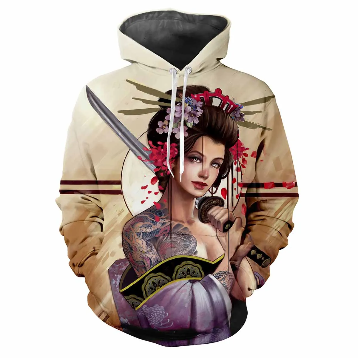 Japanese Kabuki 3D Harajuku Printed Cartoon Anime Cool Fashion Avant-garde Men's Women's Soft And Comfortable Trendy Hoodie Top
Japanese Kabuki 3D Harajuku Printed Cartoon Anime Cool Fashion Avant-garde Men's Women's Soft And Comfortable Trendy Hoodie Top