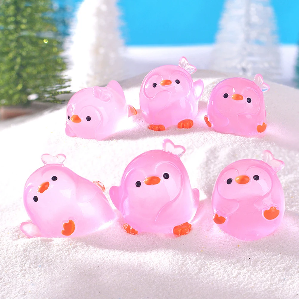 6pcs Penguin Micro Landscape Ornaments Pink Resin Mini Figurines Cute Desk Garden Decorations Tiny DIY Craft Plants
6pcs Penguin Micro Landscape Ornaments Pink Resin Mini Figurines Cute Desk Garden Decorations Tiny DIY Craft Plants