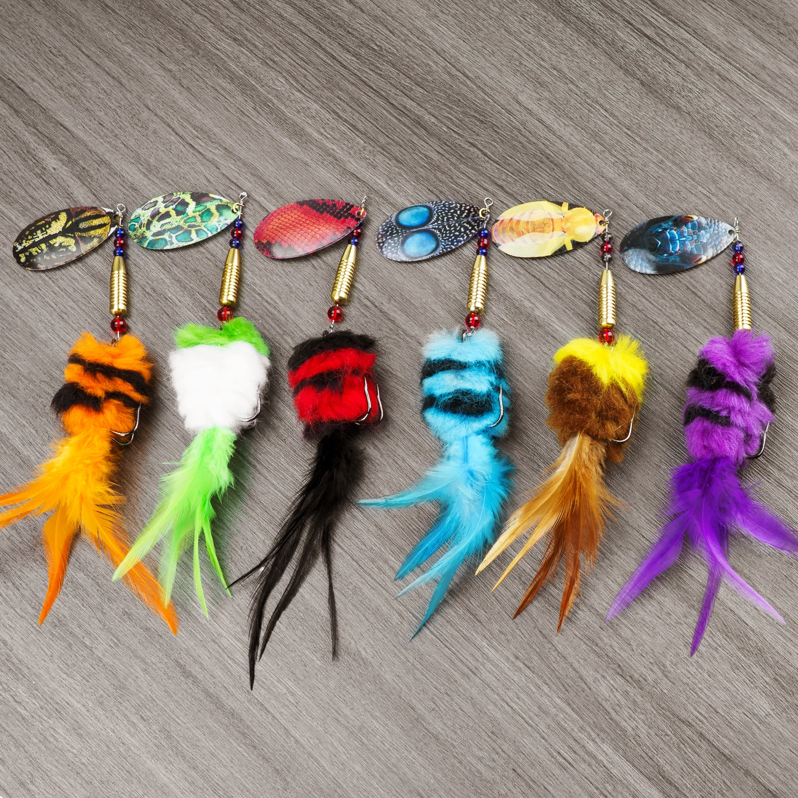 2pcs Spinner Metal Baits 28g 37g Wobblers Sequins Spoon Hard Baits With Feather Hooks Spinning Jig Lure For Trout Pike Fishing
2pcs Spinner Metal Baits 28g 37g Wobblers Sequins Spoon Hard Baits With Feather Hooks Spinning Jig Lure For Trout Pike Fishing