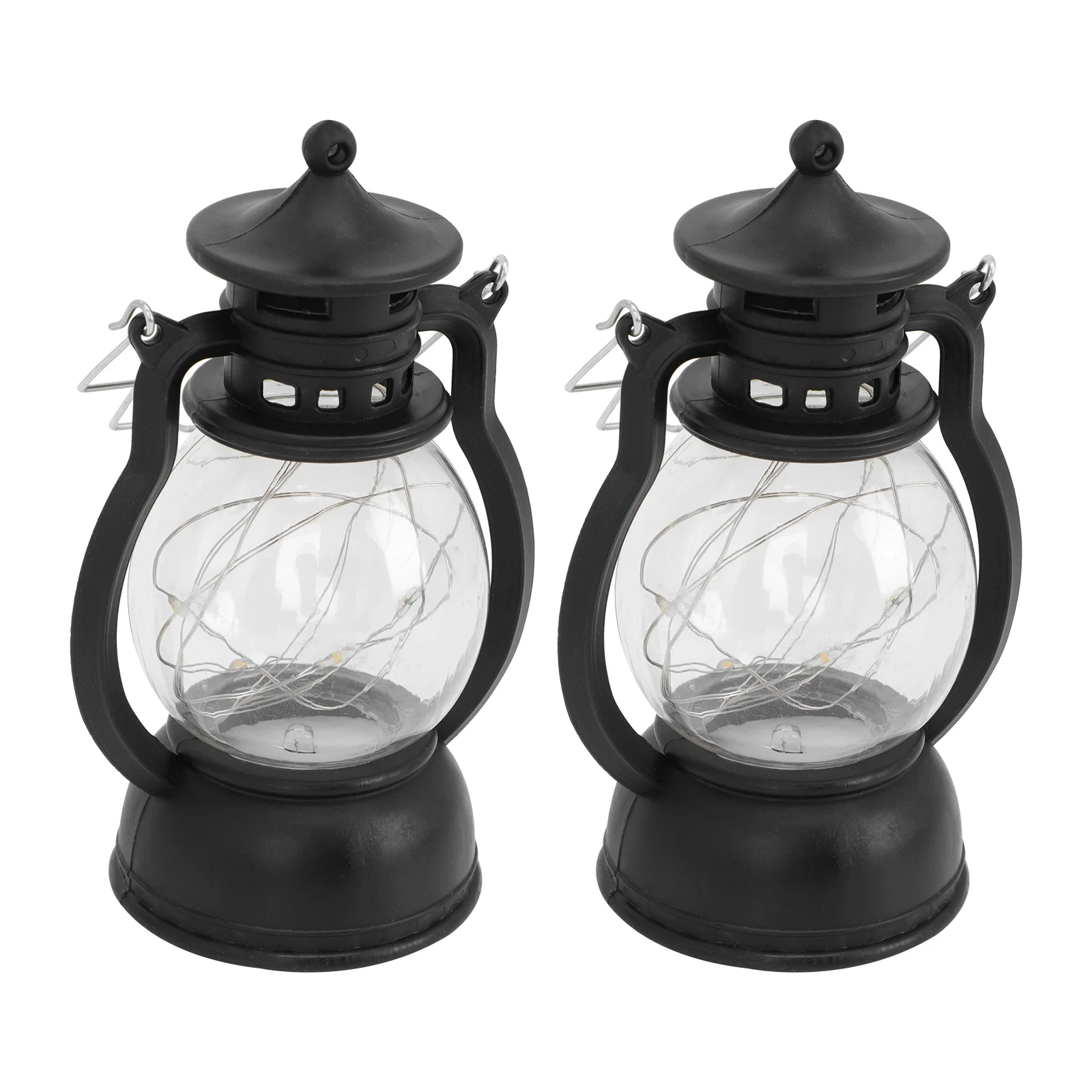 2 Pcs Retro Small Oil Lamp Portable Pendant Lights Hanging Decorative Children's Favorite Decorations LED Plastic Style
2 Pcs Retro Small Oil Lamp Portable Pendant Lights Hanging Decorative Children's Favorite Decorations LED Plastic Style
