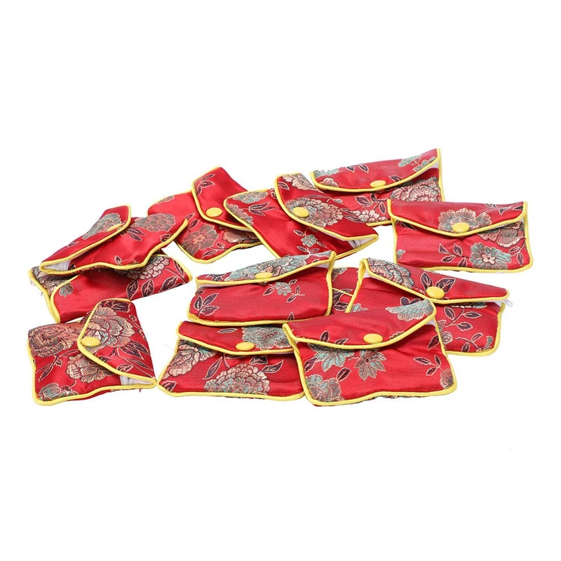 NEW-60X Small Jewelry Box Jewelry Red Jewelry Bag Embroidered Silk Cloth Bag Coin Purse
NEW-60X Small Jewelry Box Jewelry Red Jewelry Bag Embroidered Silk Cloth Bag Coin Purse