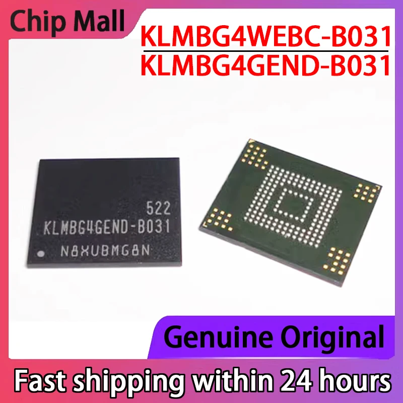 1PCS New KLMBG4WEBC-B031 KLMBG4GEND-B031 EMMC 5.0 32GB Font Library Storage Chip IC in Stock
1PCS New KLMBG4WEBC-B031 KLMBG4GEND-B031 EMMC 5.0 32GB Font Library Storage Chip IC in Stock