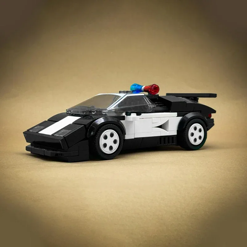 213pcs Moc Car Lamborghinied Countach Police Car Speed Champions Model Building Blocks Assembly Bricks Toy Present
213pcs Moc Car Lamborghinied Countach Police Car Speed Champions Model Building Blocks Assembly Bricks Toy Present
