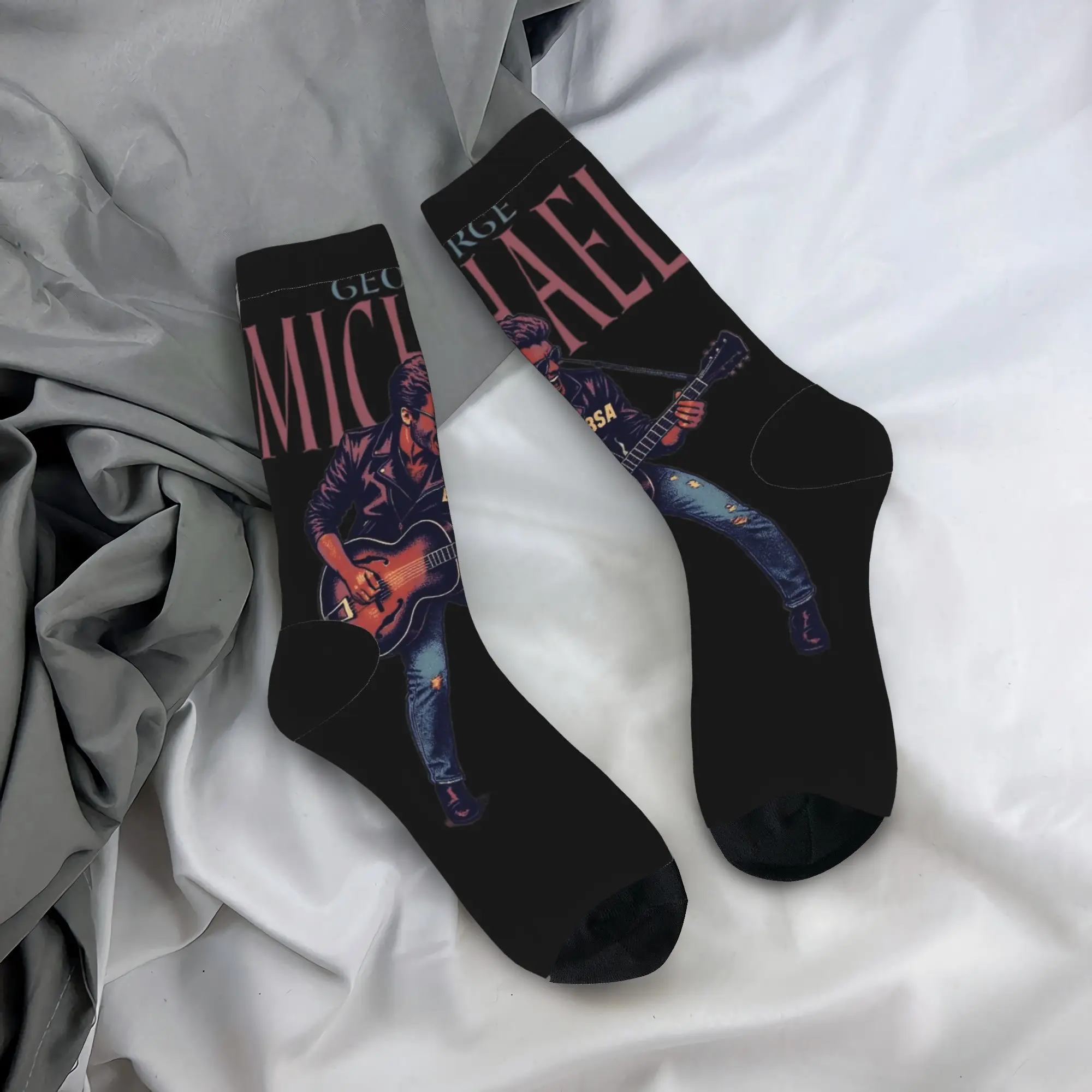 George Michael British Singer Socks Novelty Stockings Women Men Quality Running Sports Socks Autumn Custom Anti Skid Socks
George Michael British Singer Socks Novelty Stockings Women Men Quality Running Sports Socks Autumn Custom Anti Skid Socks