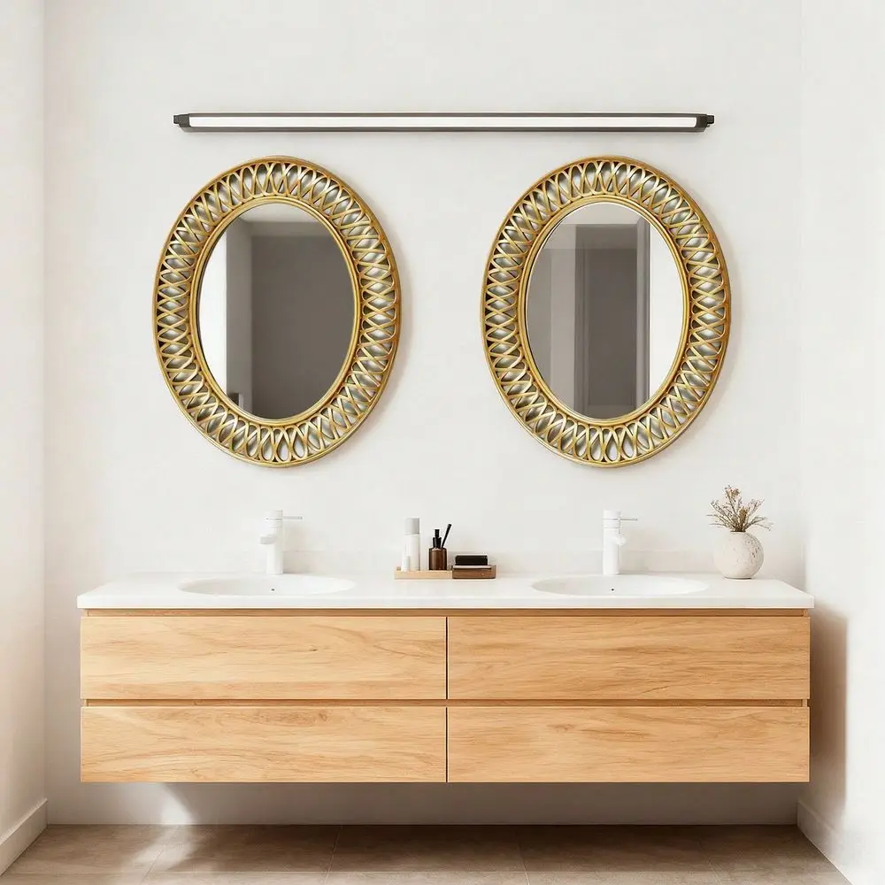 Carved Gold Border Oval Mirror Decoration, Wall Mounted Decorative Mirror, Makeup Mirror Oval Decoration Can Be Wall Mounted
Carved Gold Border Oval Mirror Decoration, Wall Mounted Decorative Mirror, Makeup Mirror Oval Decoration Can Be Wall Mounted