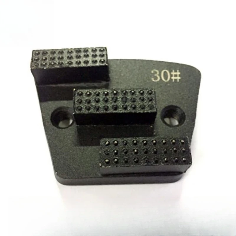 Grinding machine grinding head, cement floor dust-free grinder, three square diamond grinding block
Grinding machine grinding head, cement floor dust-free grinder, three square diamond grinding block