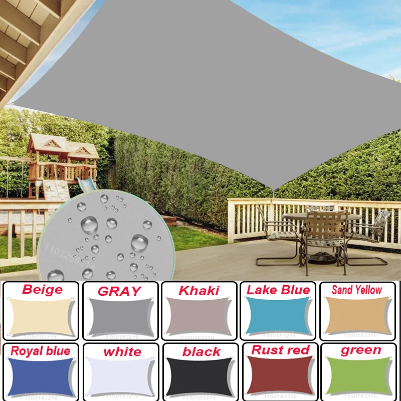 Outdoor Awnings Waterproof Sun Shade Sail Garden Canopi For Terrace Car Canvas Awning Rectangle Pool Sun-Shelter Sunshade Sail
Outdoor Awnings Waterproof Sun Shade Sail Garden Canopi For Terrace Car Canvas Awning Rectangle Pool Sun-Shelter Sunshade Sail
