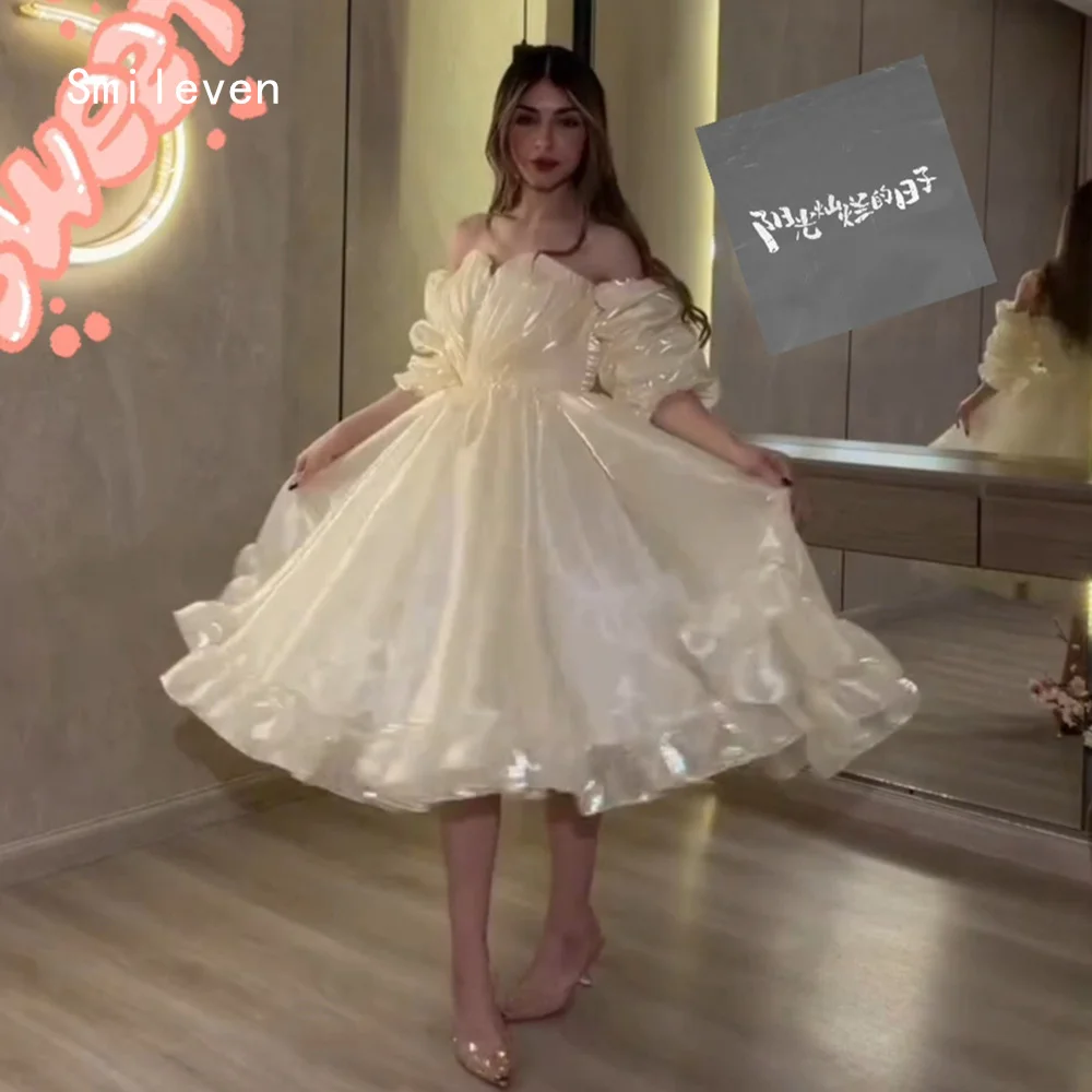 Smileven Luxury Noval Liquid Short A Line Evening Dress Pleat Formal Prom Dresses Sweet Birthday Party Gowns Customized 2026
Smileven Luxury Noval Liquid Short A Line Evening Dress Pleat Formal Prom Dresses Sweet Birthday Party Gowns Customized 2026