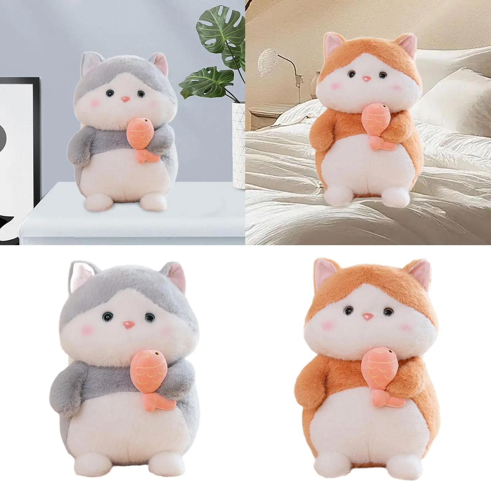 Cute Cat Plush Toy Room Decor Collectible Cartoon Kitten Plushie Plushie Cat Stuffed Animal for Children Adults Kids Girls Boys
Cute Cat Plush Toy Room Decor Collectible Cartoon Kitten Plushie Plushie Cat Stuffed Animal for Children Adults Kids Girls Boys