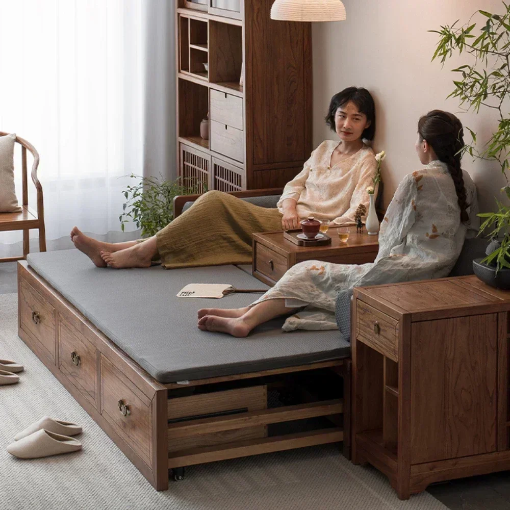 All Solid Wood Push-Pull Small Apartment Old Elm Furniture Retractable Arhat Bed Storage
All Solid Wood Push-Pull Small Apartment Old Elm Furniture Retractable Arhat Bed Storage
