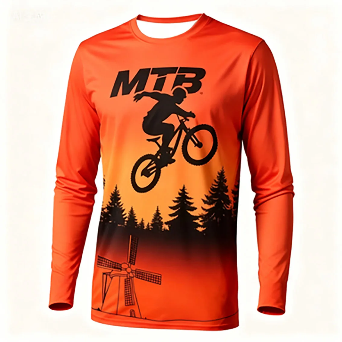 Men's MTB Long Sleeve Jersey - Breathable Quick-Dry Cycling Shirt with Color Gradient for Outdoor Trail Riding Breathable Long
Men's MTB Long Sleeve Jersey - Breathable Quick-Dry Cycling Shirt with Color Gradient for Outdoor Trail Riding Breathable Long