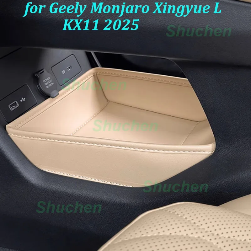 Автомобильный ящик для хранения под центральной консолью для Geely Monjaro Xingyue L KX11 2025, кожаный карман для подкладки, аксессуары для интерьера
Автомобильный ящик для хранения под центральной консолью для Geely Monjaro Xingyue L KX11 2025, кожаный карман для подкладки, аксессуары для интерьера