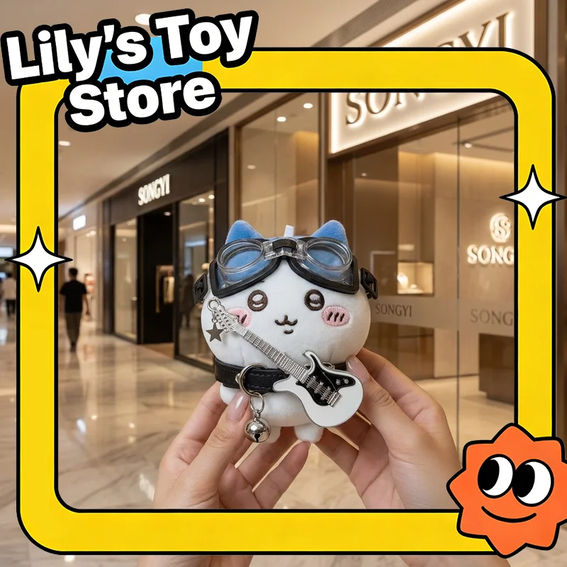 Chiikawa Hachiware Usagi Rock Guitar Plush Keychains Cute Anime Bag Pendants Stuffed Ornaments Toy Girl Birthday Holiday Gifts
Chiikawa Hachiware Usagi Rock Guitar Plush Keychains Cute Anime Bag Pendants Stuffed Ornaments Toy Girl Birthday Holiday Gifts