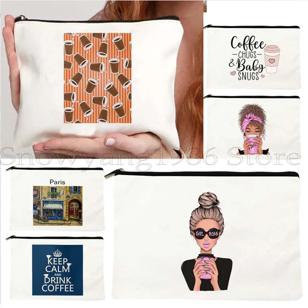 Funny Coffee Lover Gifts Humor Lady Boss Life Keep Calm and Drink Coffee Cosmetic Bag Makeup Lipstick Card Pouch Pencil Case
Funny Coffee Lover Gifts Humor Lady Boss Life Keep Calm and Drink Coffee Cosmetic Bag Makeup Lipstick Card Pouch Pencil Case