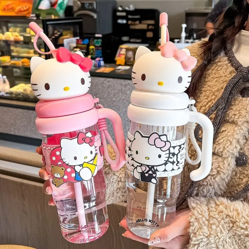 Cute Kawaii Axis Sanrio Hello Kitty 2026 New Large Capacity Straw Cup Summer Tumbler High Value Cute Fruit Teacup for Girls
Cute Kawaii Axis Sanrio Hello Kitty 2026 New Large Capacity Straw Cup Summer Tumbler High Value Cute Fruit Teacup for Girls
