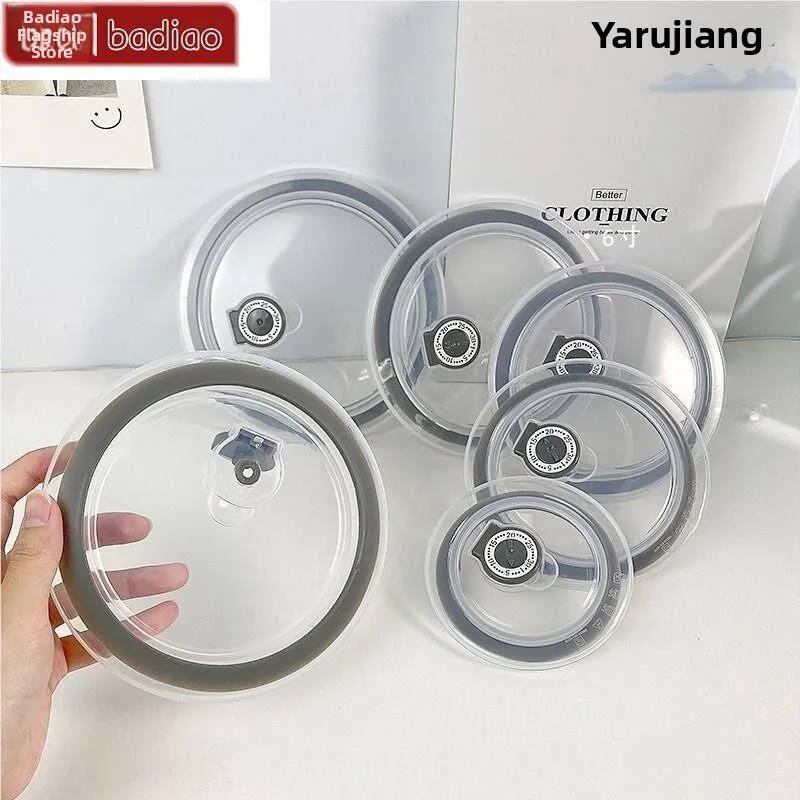 Food Grade Plastic Microwave Safe round Lid for Ceramic Bowls Freshness Preservation Home Use Insulation Cover
Food Grade Plastic Microwave Safe round Lid for Ceramic Bowls Freshness Preservation Home Use Insulation Cover