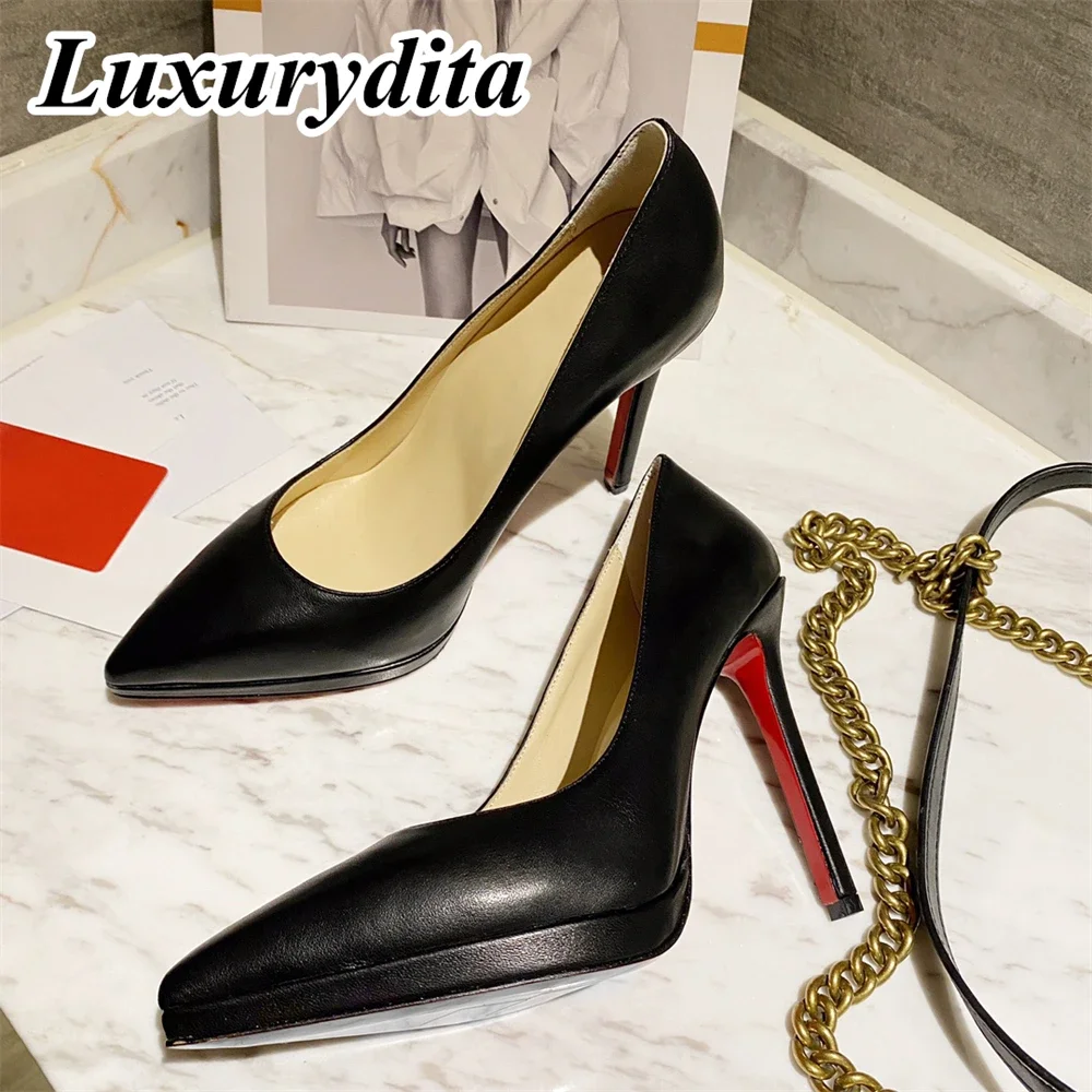 Top Quality Womens High Heels 0-12cm Luxury Fashion Ladies Sandals Designer Classic Red Heel Real Leather soled Mules Shoes 2328
Top Quality Womens High Heels 0-12cm Luxury Fashion Ladies Sandals Designer Classic Red Heel Real Leather soled Mules Shoes 2328