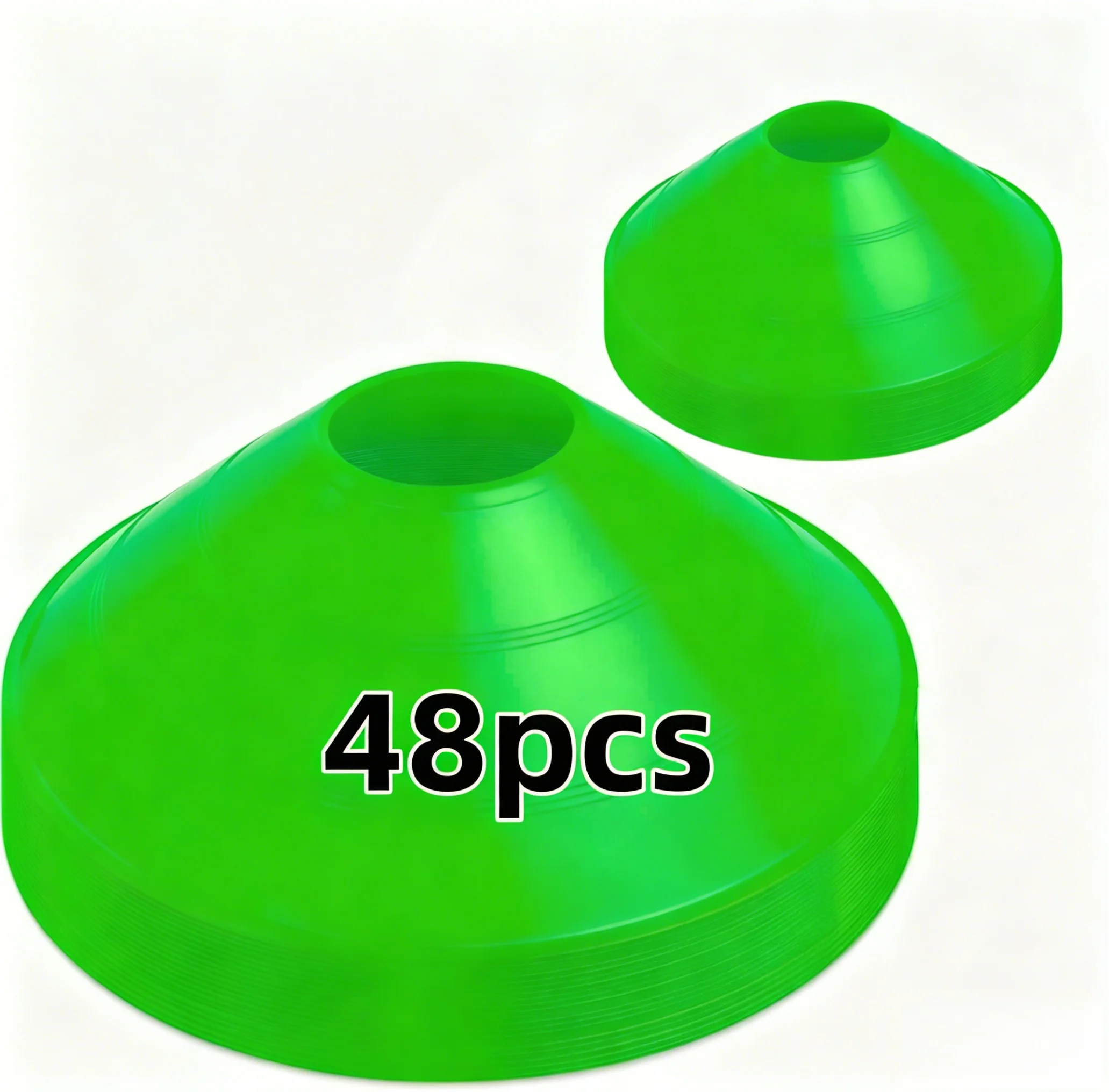 48 Pcs football training plate football Disc Cone agility practice Sign Dish Cones Outdoor Football Basketball Training Sports
48 Pcs football training plate football Disc Cone agility practice Sign Dish Cones Outdoor Football Basketball Training Sports
