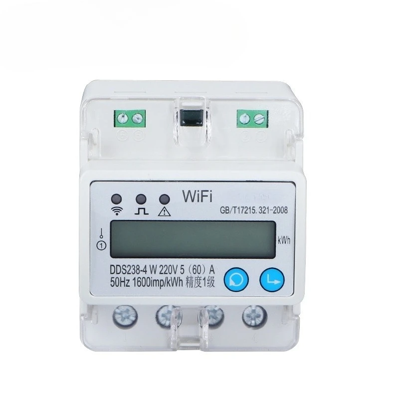 Single-phase Household Energy Meter WIFI Meter with Mobile APP Software Remote Control,110-220V, Household Electricity Meter
Single-phase Household Energy Meter WIFI Meter with Mobile APP Software Remote Control,110-220V, Household Electricity Meter