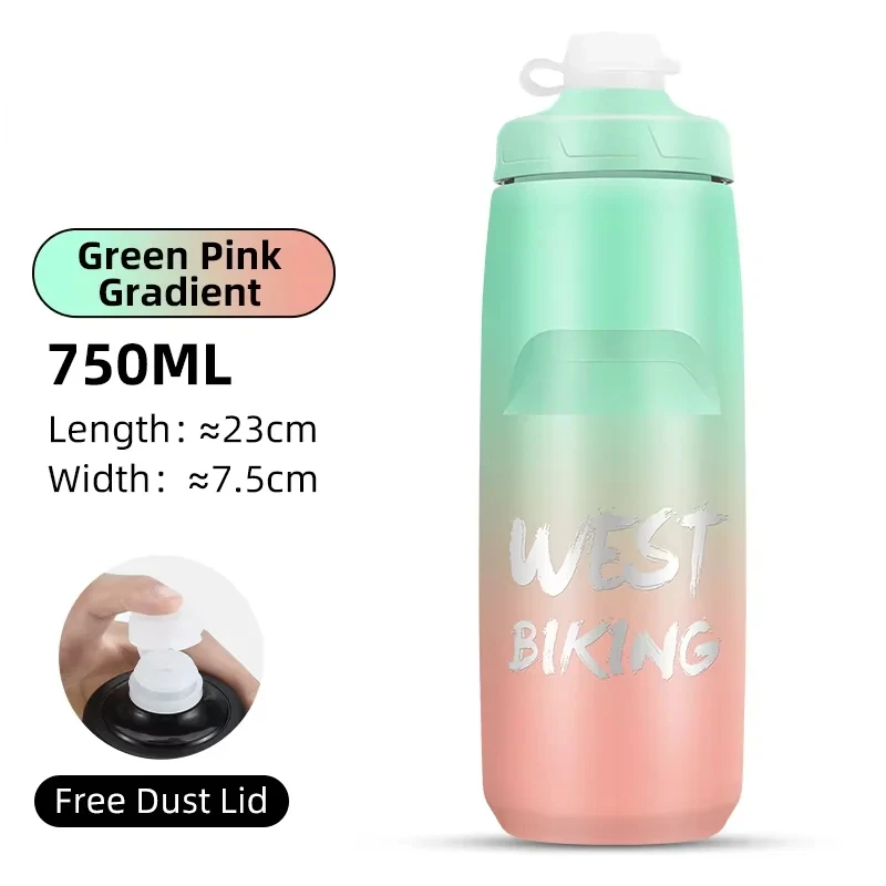 Портативная велосипедная бутылка для воды WEST BIKING, 620/750 мл, бутылка для воды, кружка для бега, фитнеса, спорта на открытом воздухе, чайник, велосипедная чашка
Портативная велосипедная бутылка для воды WEST BIKING, 620/750 мл, бутылка для воды, кружка для бега, фитнеса, спорта на открытом воздухе, чайник, велосипедная чашка