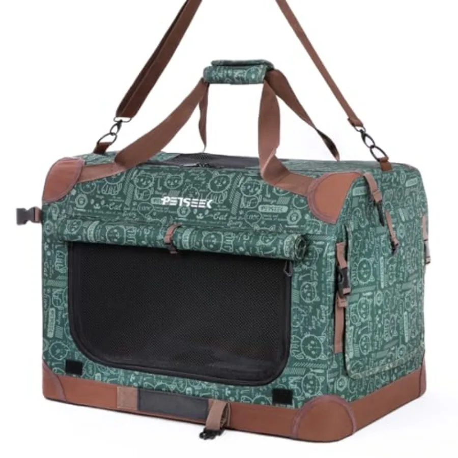 Extra Large Cat Carrier Soft Sided Portable Small Dog Carrier for 2 Cats 24"x16.5"x16" Car Travel Folding Comfortable Design Gr
Extra Large Cat Carrier Soft Sided Portable Small Dog Carrier for 2 Cats 24"x16.5"x16" Car Travel Folding Comfortable Design Gr