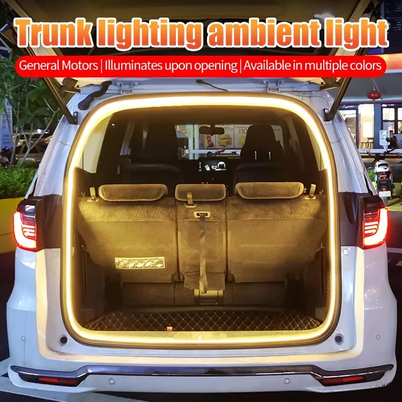 Car Trunk Ambient Light Strip Interior Car Trunk Decorative Lamp Flexible Waterproof LED Light Strip Universal for 12V/24V
Car Trunk Ambient Light Strip Interior Car Trunk Decorative Lamp Flexible Waterproof LED Light Strip Universal for 12V/24V