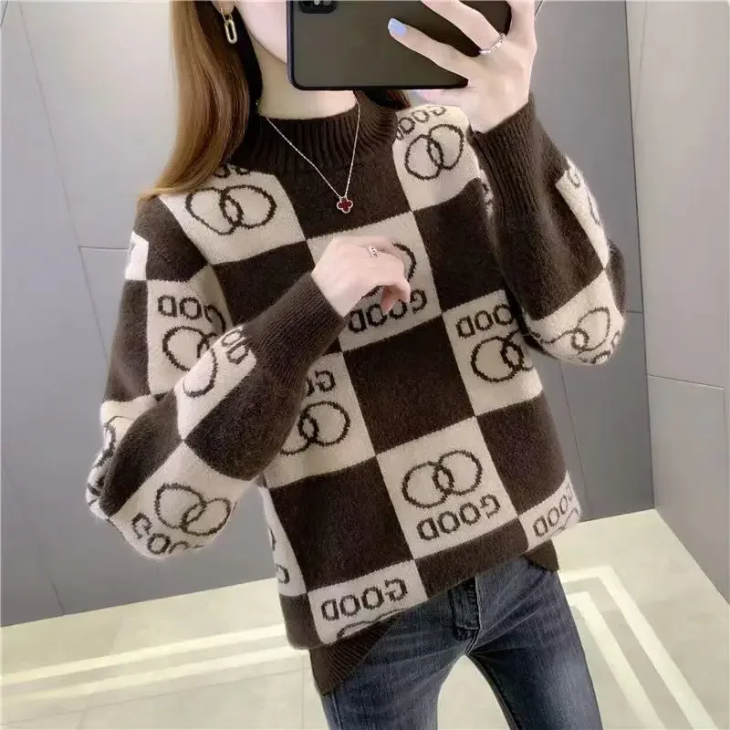 Women's Clothing Vintage Y2k Knitted Soft Sweater Autumn Winter Pullover O-neck Lazy Sweaters Long Sleeve Tops New Jumpers Chic
Women's Clothing Vintage Y2k Knitted Soft Sweater Autumn Winter Pullover O-neck Lazy Sweaters Long Sleeve Tops New Jumpers Chic