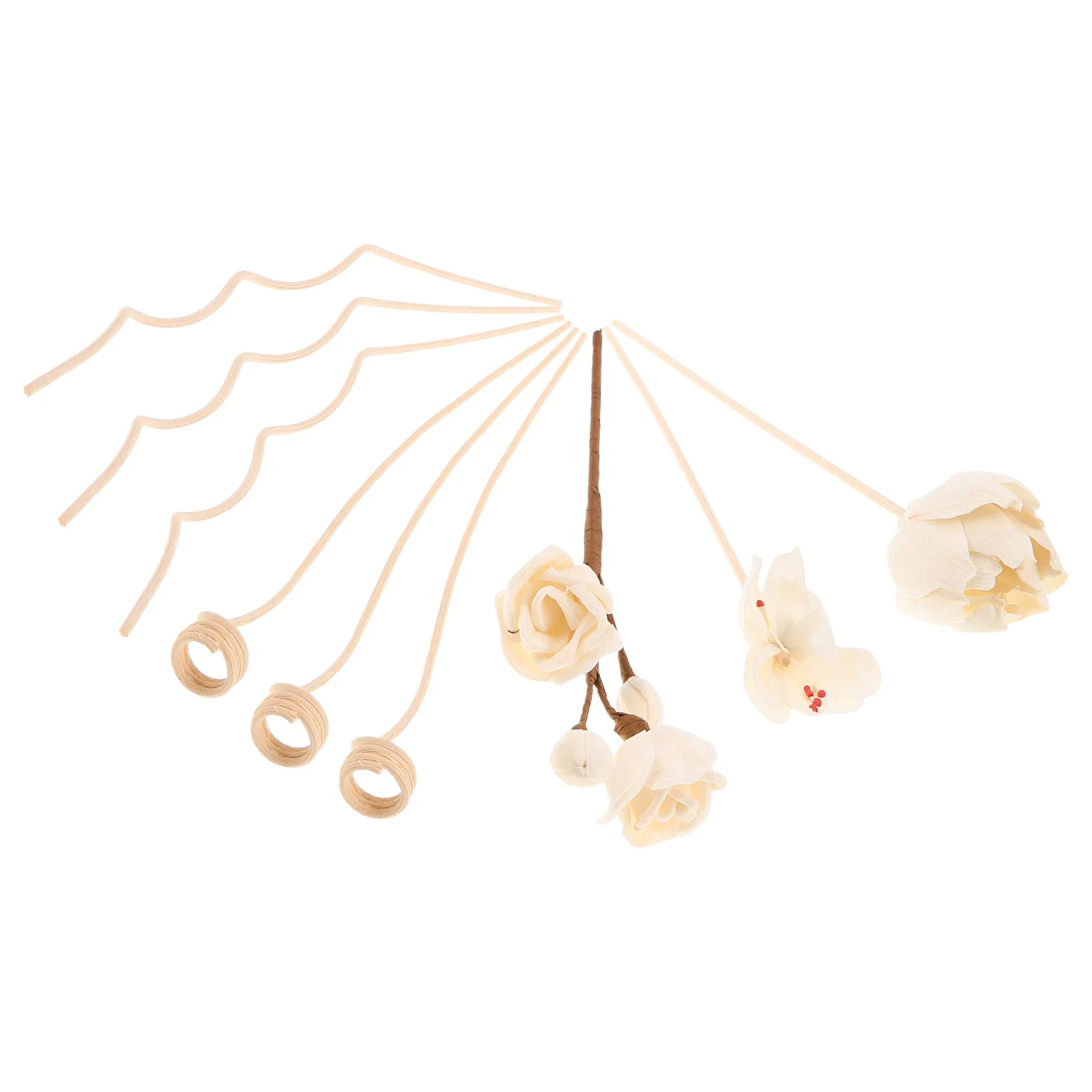 9Pcs Perfume Rattan Stick Diffuser Flower Scented Ornaments for Home Bathroom Office Long Lasting Fragrance Scent Diffuser
9Pcs Perfume Rattan Stick Diffuser Flower Scented Ornaments for Home Bathroom Office Long Lasting Fragrance Scent Diffuser