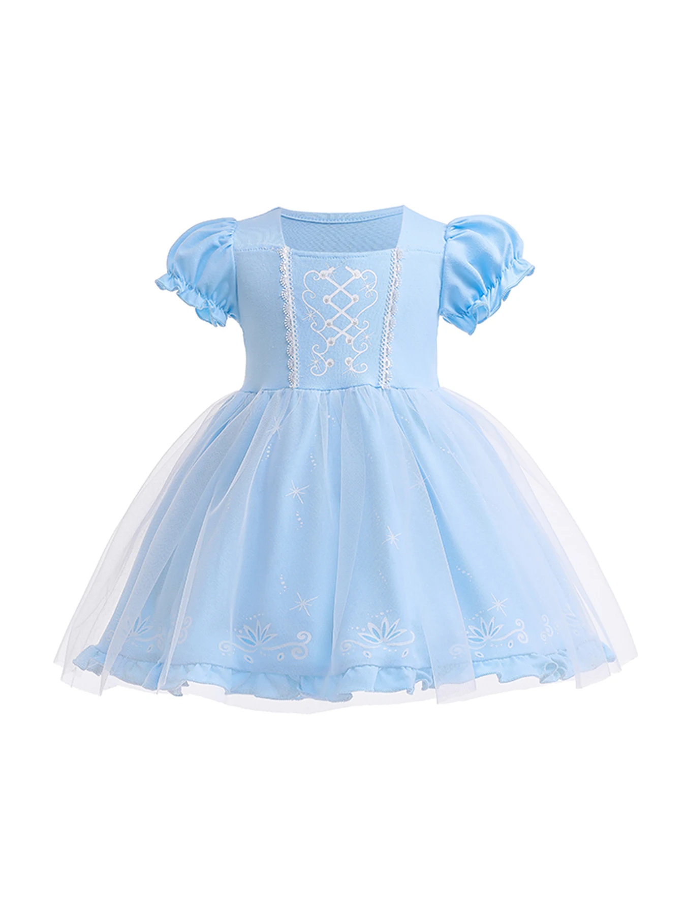 Girls cute stunning puff sleeve mesh princess dress, elegant and comfortable, birthday party performance dress up costume
Girls cute stunning puff sleeve mesh princess dress, elegant and comfortable, birthday party performance dress up costume