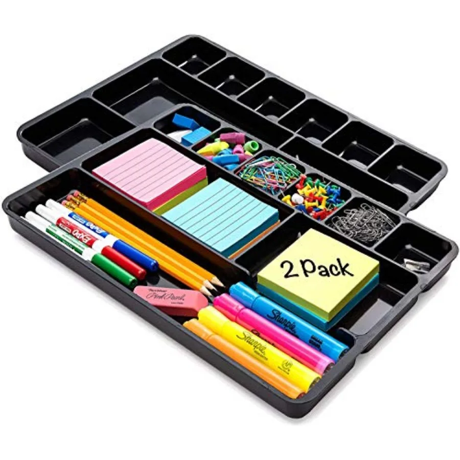 Desk Drawer Organizer Tray with 9 Storage Compartments - For Home and Office - Drawer Organizers Office, Perfect Organizing Pen
Desk Drawer Organizer Tray with 9 Storage Compartments - For Home and Office - Drawer Organizers Office, Perfect Organizing Pen