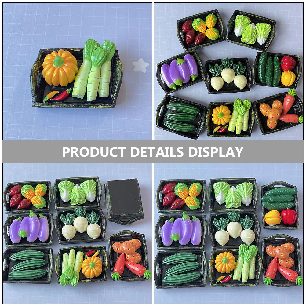 4pcs Resin Micro Landscape Realistic House Vegetable Basket Miniature Vegetables Mini Basket Mini House Diy Decorative Miniature
4pcs Resin Micro Landscape Realistic House Vegetable Basket Miniature Vegetables Mini Basket Mini House Diy Decorative Miniature