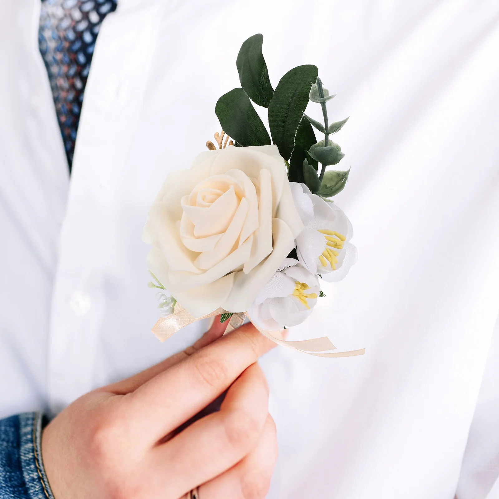 Artificial Flower Corsage Boutonniere Set Wrist Flowers Bridal Bracelets Prom Decor Bridesmaid Wedding Accessories PlasticFlower
Artificial Flower Corsage Boutonniere Set Wrist Flowers Bridal Bracelets Prom Decor Bridesmaid Wedding Accessories PlasticFlower