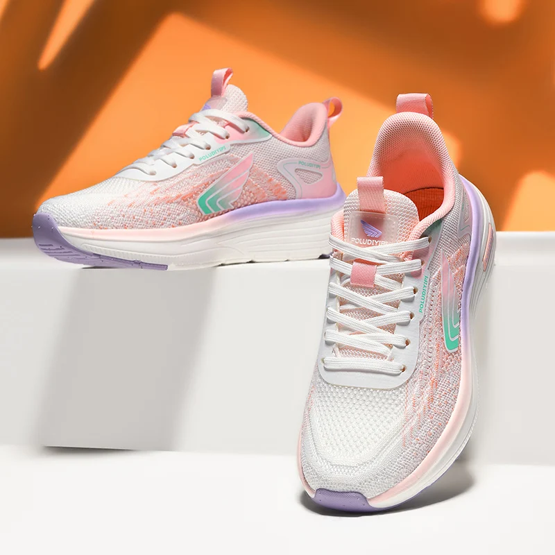 2024 New Style Female Marathon Running Training Shoes Breathable Mesh Womens Sports Trainers Comfortable Girl Athletic Shoes
2024 New Style Female Marathon Running Training Shoes Breathable Mesh Womens Sports Trainers Comfortable Girl Athletic Shoes