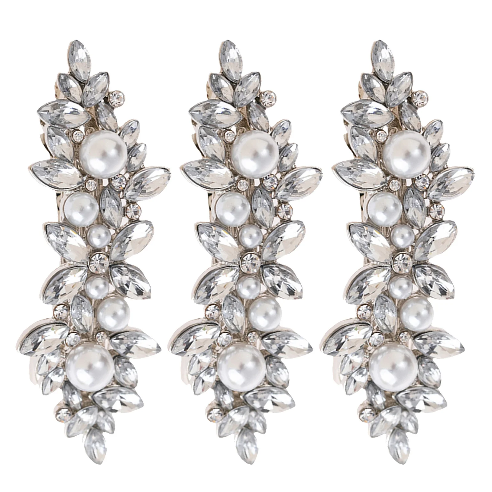 3pcs Hair Clips For Women Sparkly Rhinestone Barrettes Silver French Hairpins Thick Long Hair Wedding Prom Bridal
3pcs Hair Clips For Women Sparkly Rhinestone Barrettes Silver French Hairpins Thick Long Hair Wedding Prom Bridal
