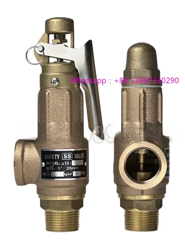 1PCS SS safety valve, all copper adjustable handle type/handleless steam screw safety valve, pressure relief va lve
1PCS SS safety valve, all copper adjustable handle type/handleless steam screw safety valve, pressure relief va lve